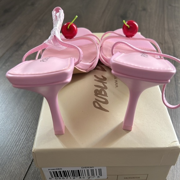 NWT Public Desire Cherry pink heels - Picture 4 of 5